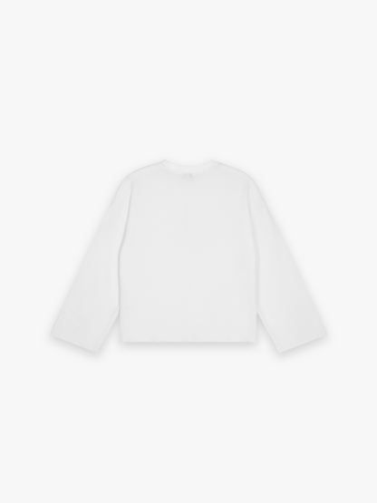 USA Rag Tee - White flat lay back
