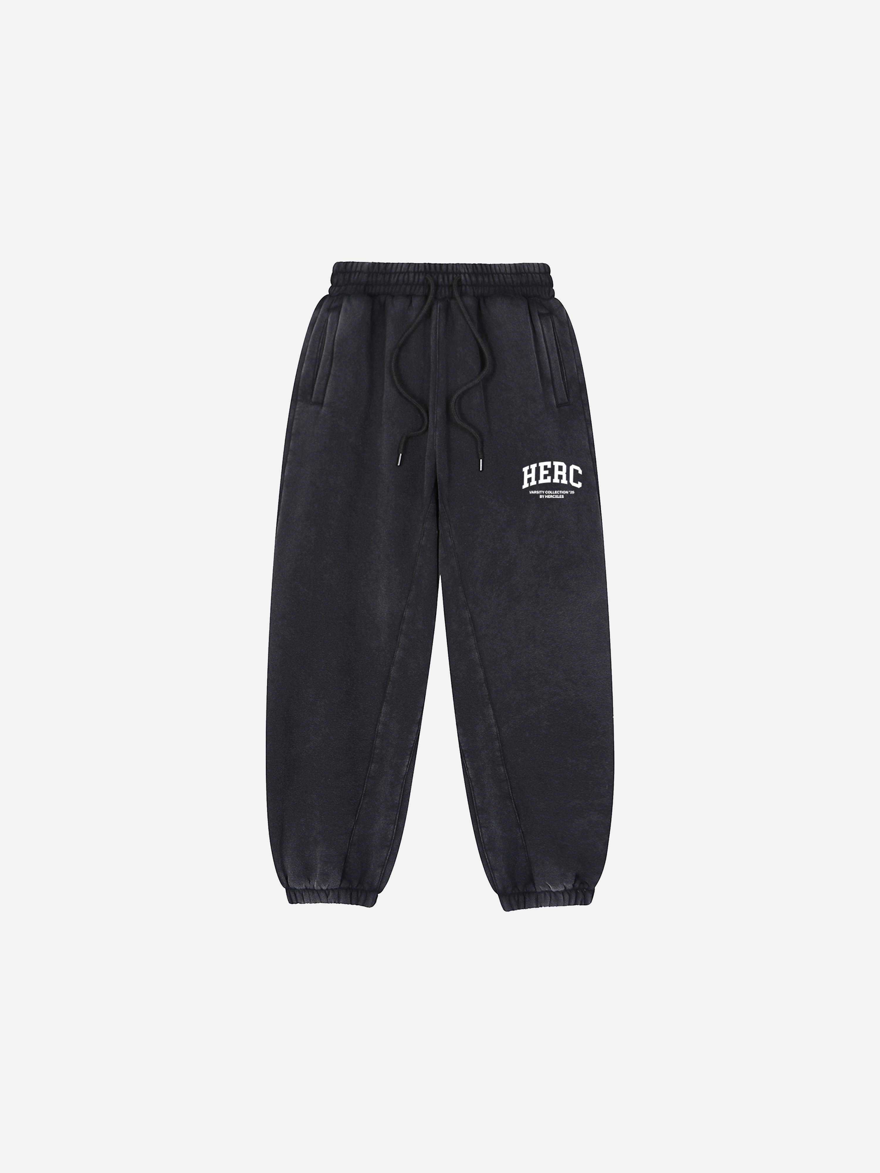 Varsity faded oversized sweatpants