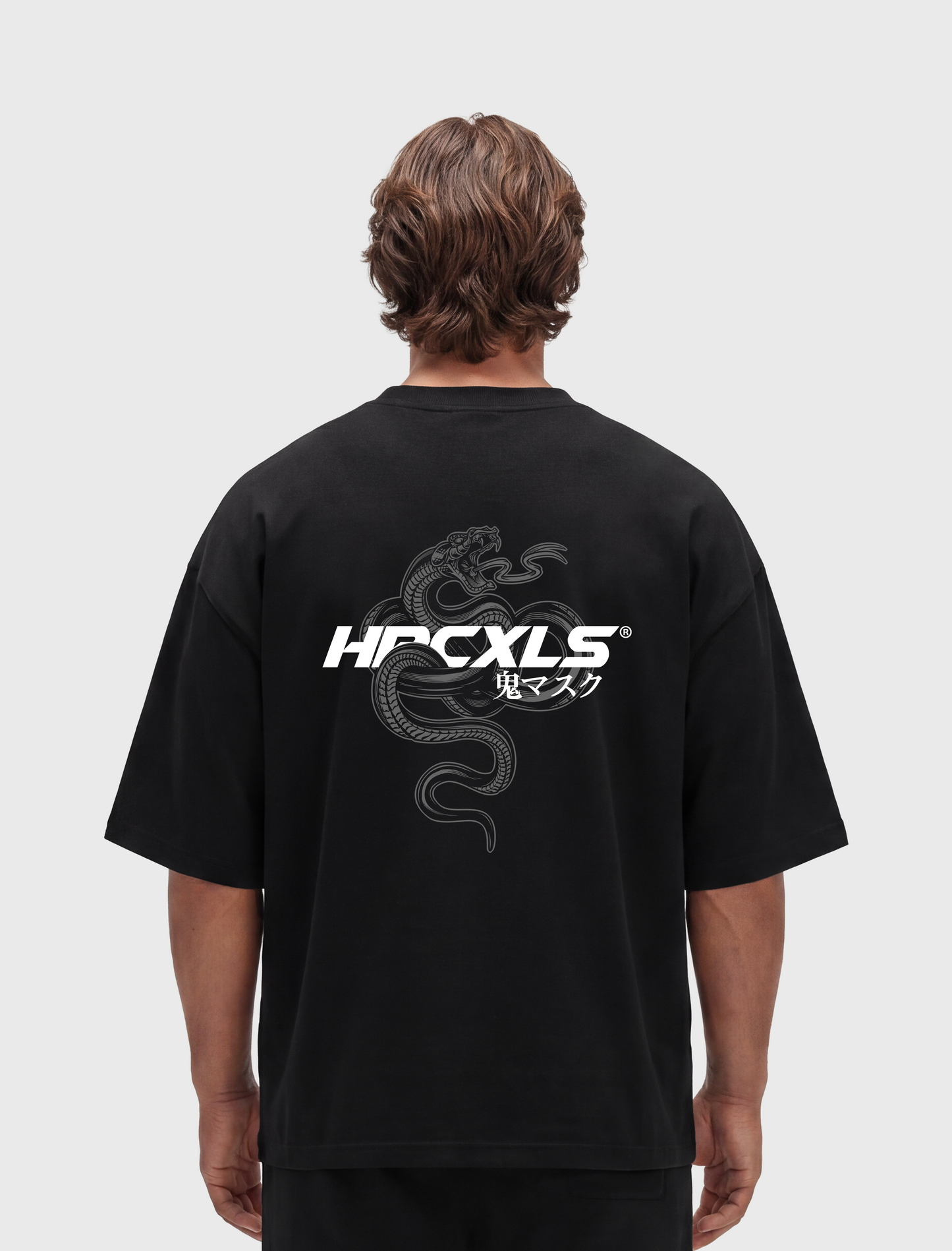 HERCXLES 2026: Venom Giant T-Shirt - Black model back