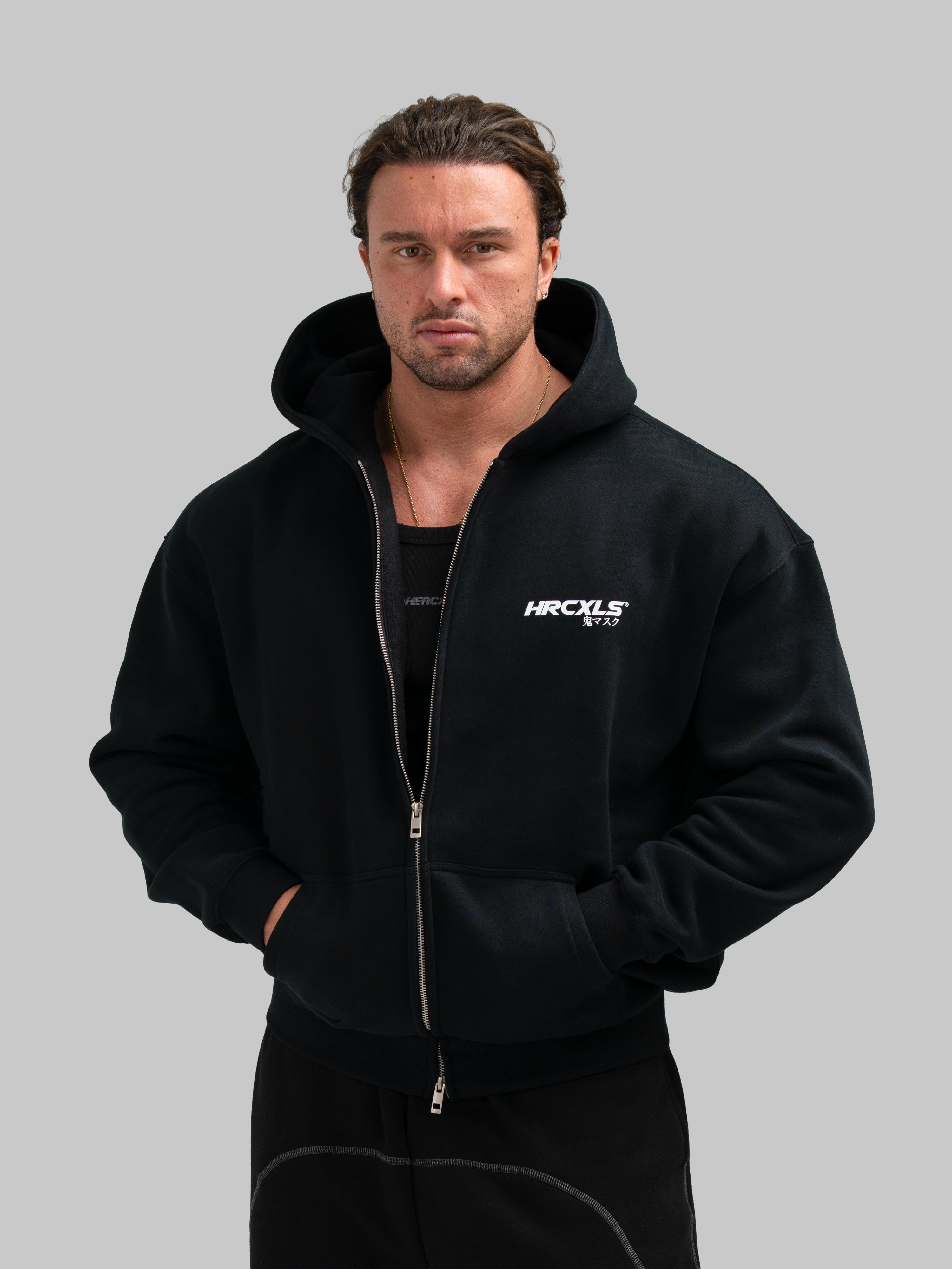 Sudadera con capucha y cremallera relajada de Venom