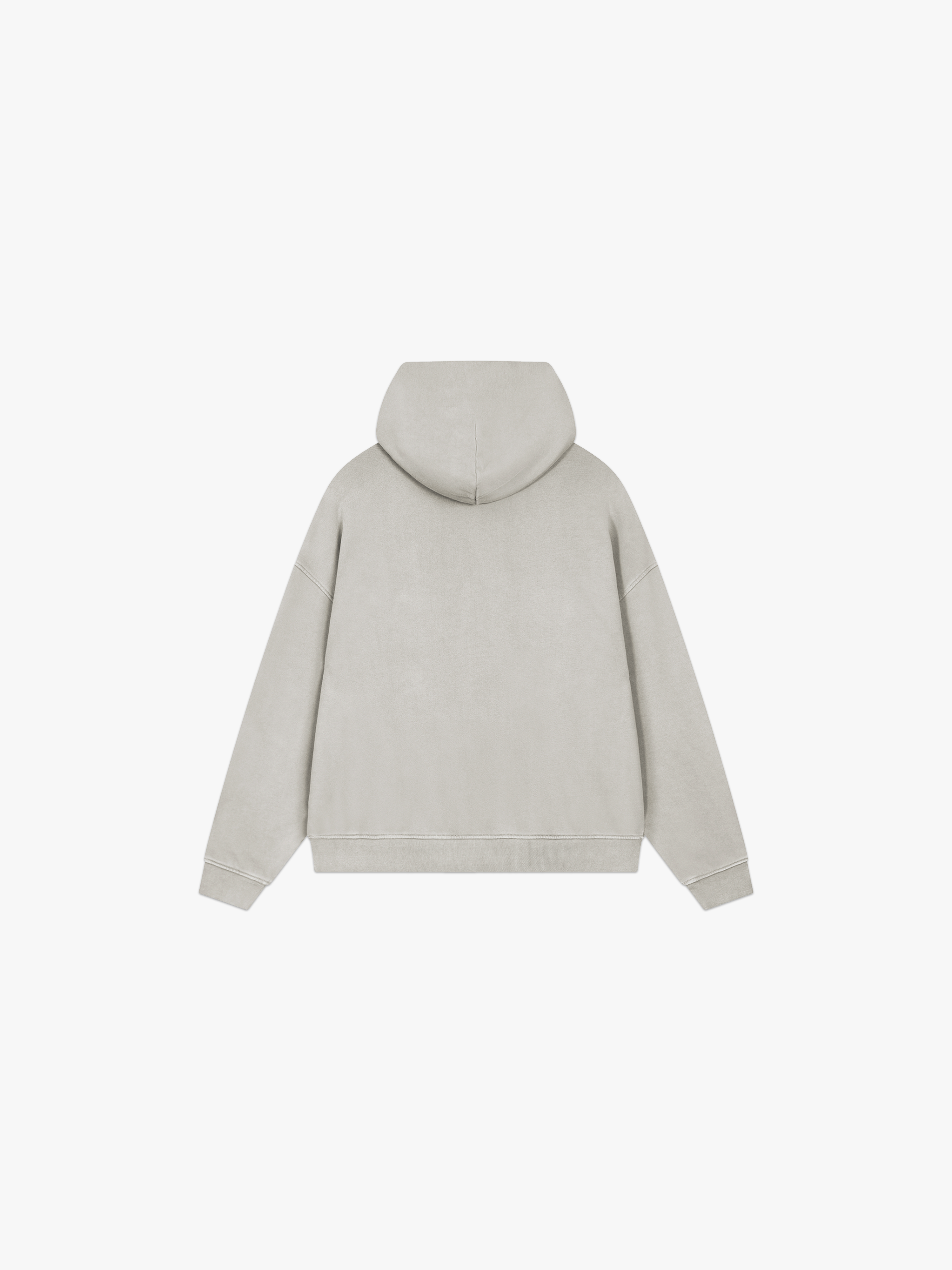 HERCXLES Lifting Club Vintage Wash Hoodie - Cream back flat lay