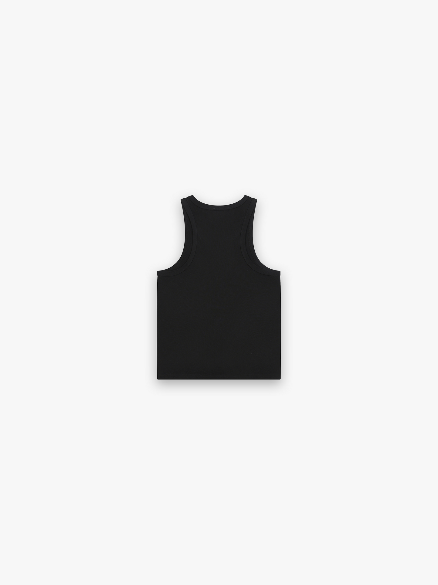 HERCXLES Lifting Club Performance Tank Top - Black tank back flatlay