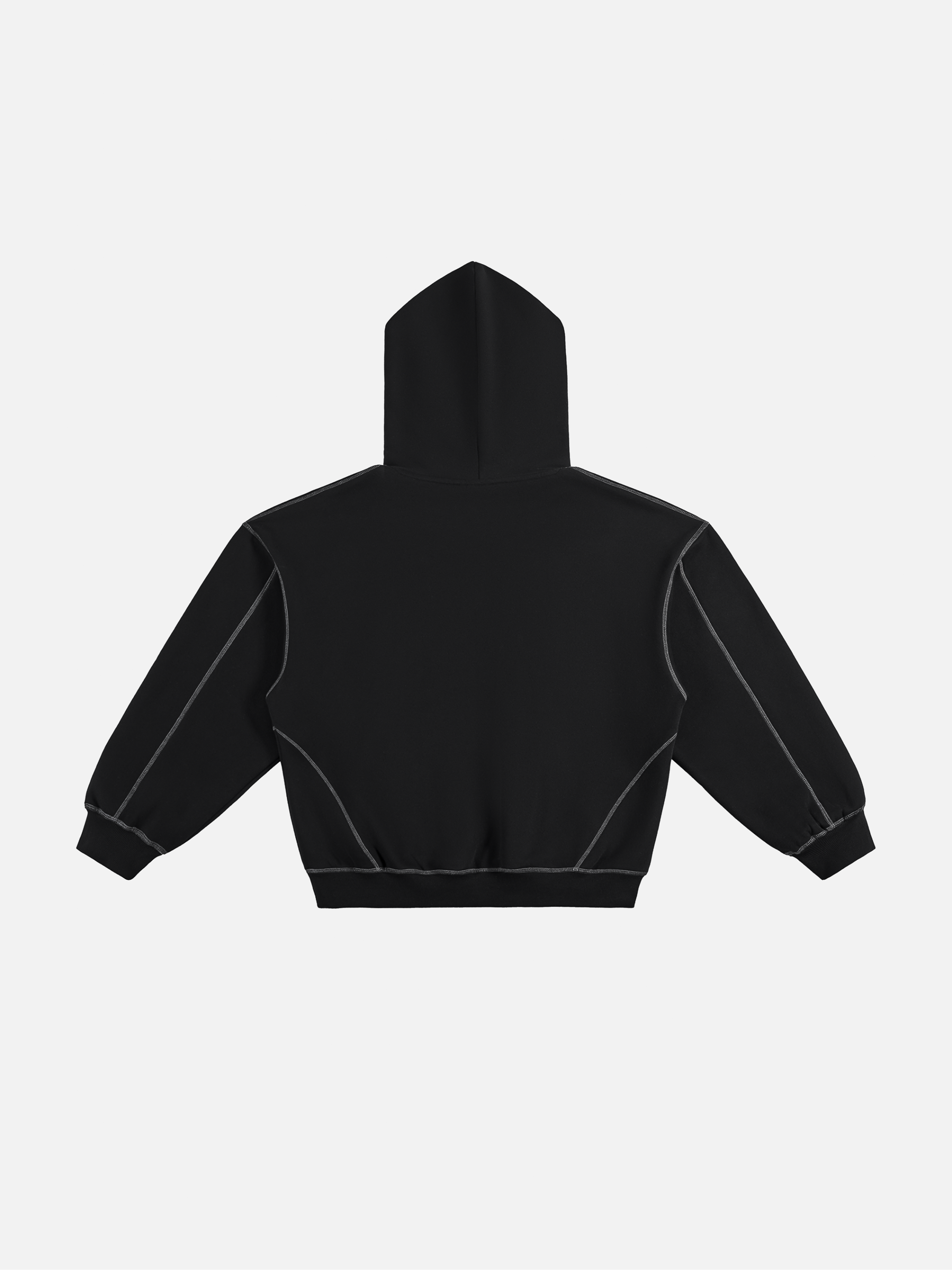 Hercxles Zip Boxy Hoodie