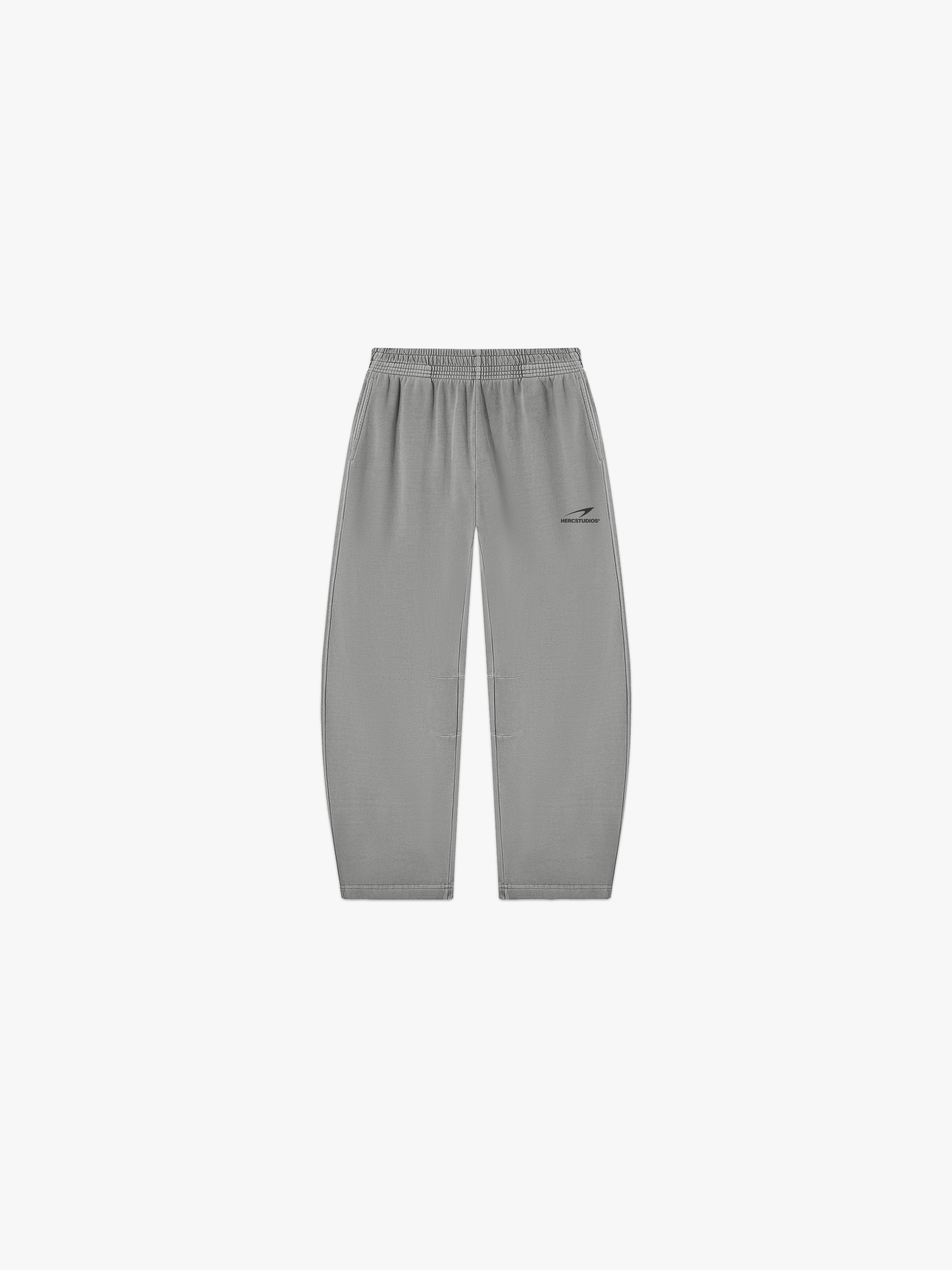 HERCSTUDIOS Sweatpants - Light Grey front flat lay
