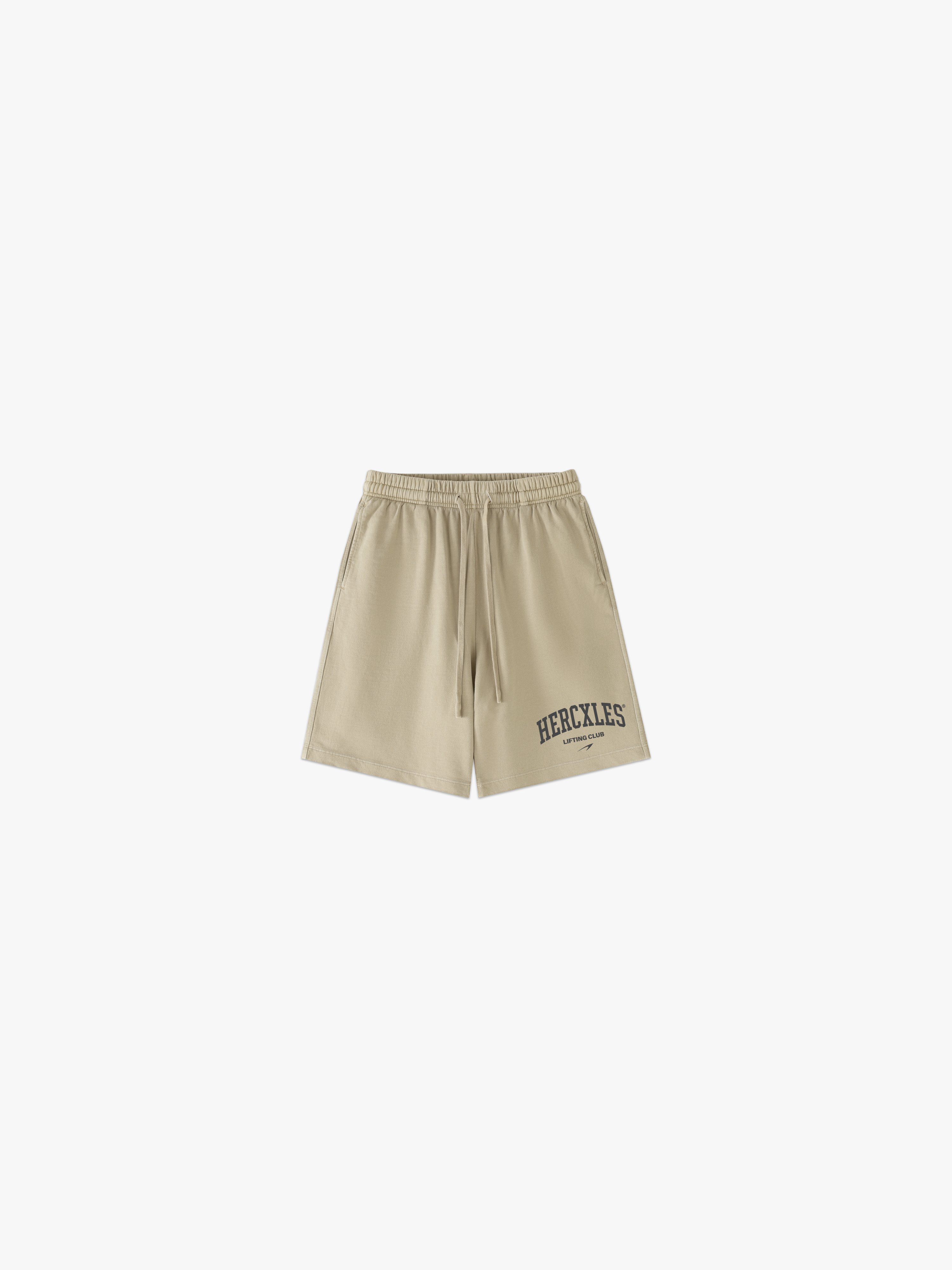Lifting Club Vintage Shorts - Khaki front