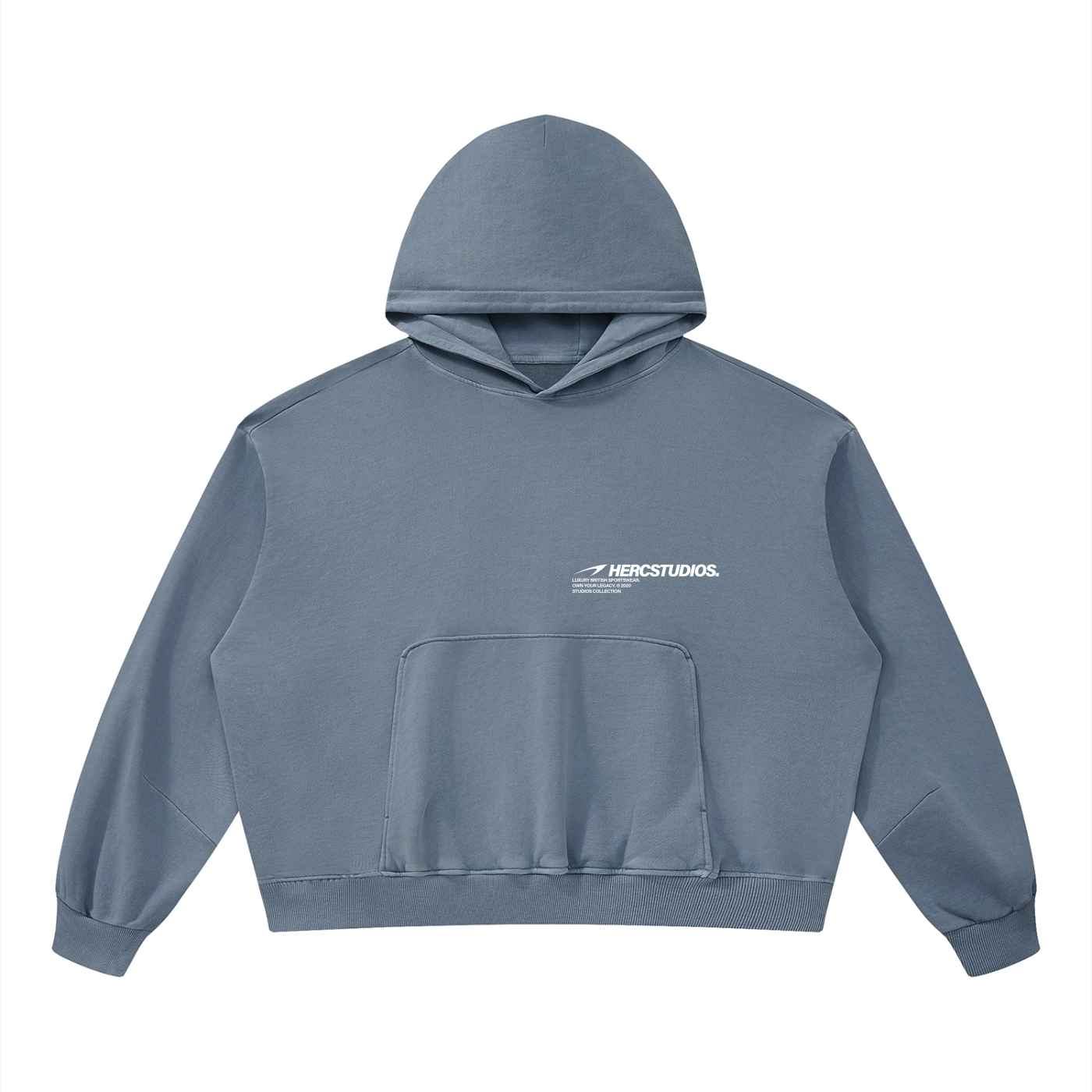 Unisex Boxy Vintage Washed Hoodie