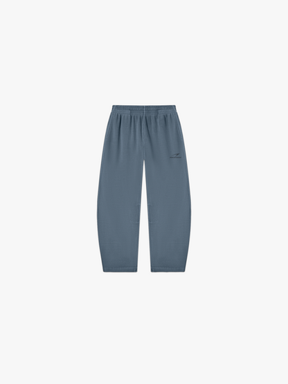 HERCSTUDIOS Sweatpants - Blue Grey front flat lay