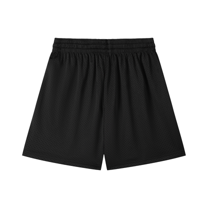 HERCXLES Lifting Club Mesh Drawstring Shorts - Black back