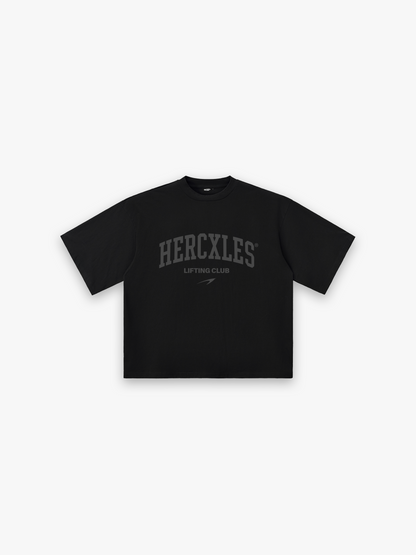Lifting Club HUGE T-Shirt - Tonal Black front flat lay