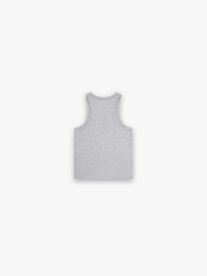 HERCXLES Lifting Club Performance Tank Top - Grey tank back flatlay