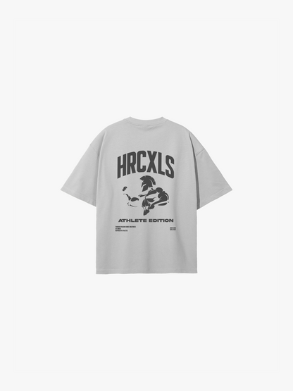 HERCXLES: Athlete Edition Oversized T-Shirt - Light Grey image 1 flat lay
