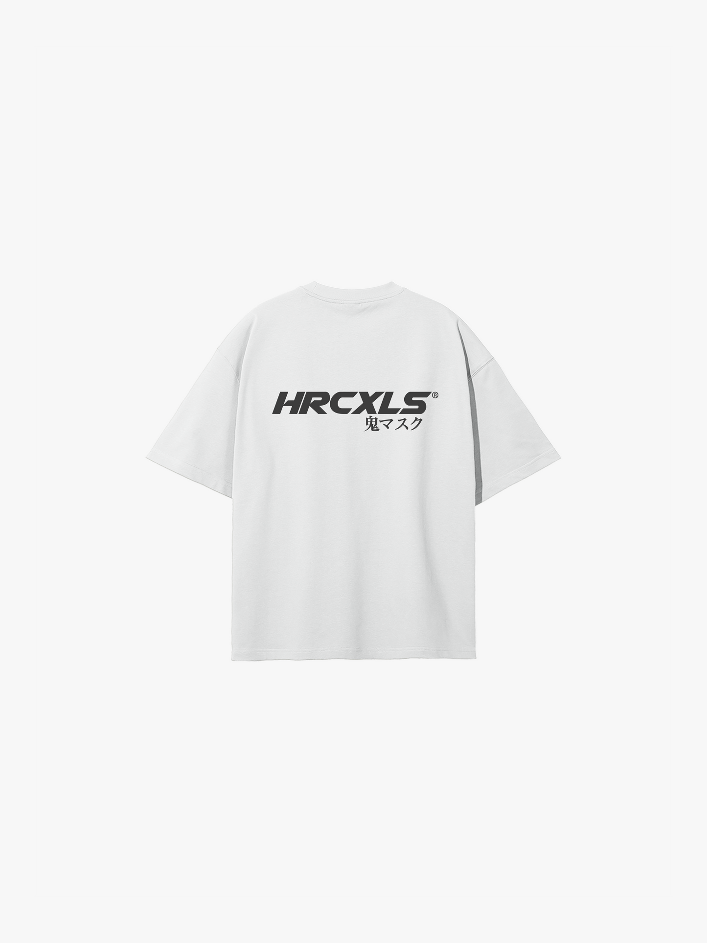 HERCXLES: Kuro Oversized T-Shirt - White back flat lay