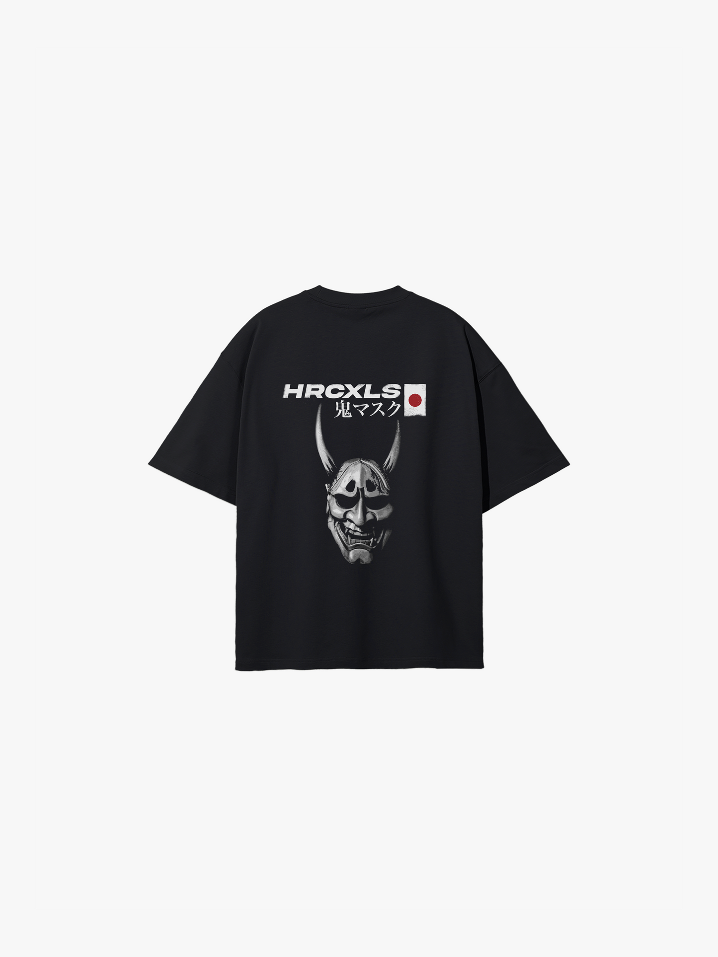 HERCXLES: Oni Oversized T-Shirt - Black image 1 flat lay