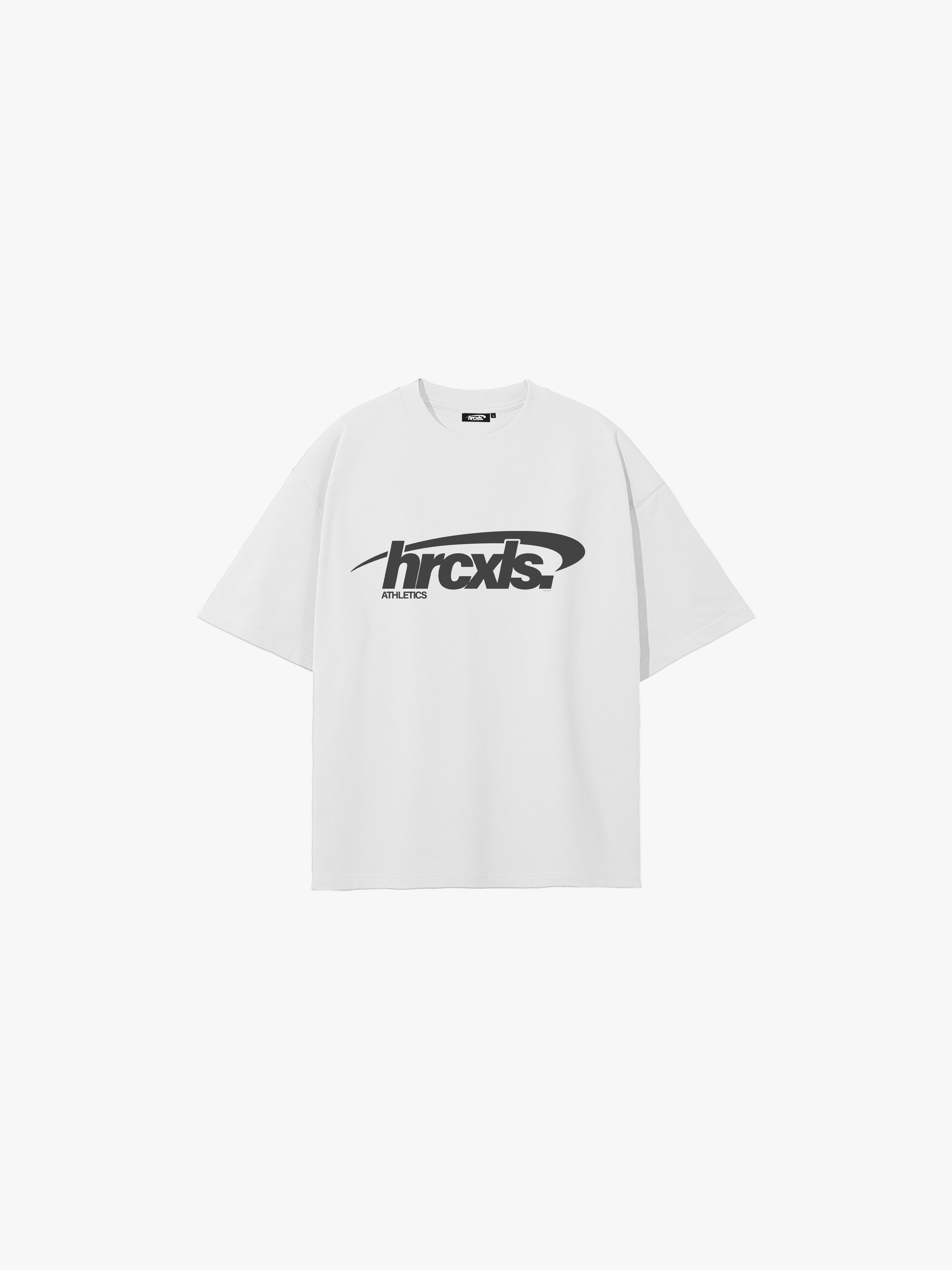 HERCXLES: Sport Oversized T-Shirt - White front flat lay