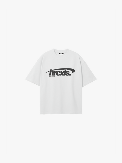 HERCXLES: Sport Oversized T-Shirt - White front flat lay