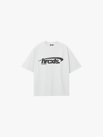 HERCXLES: Sport Oversized T-Shirt - White front flat lay