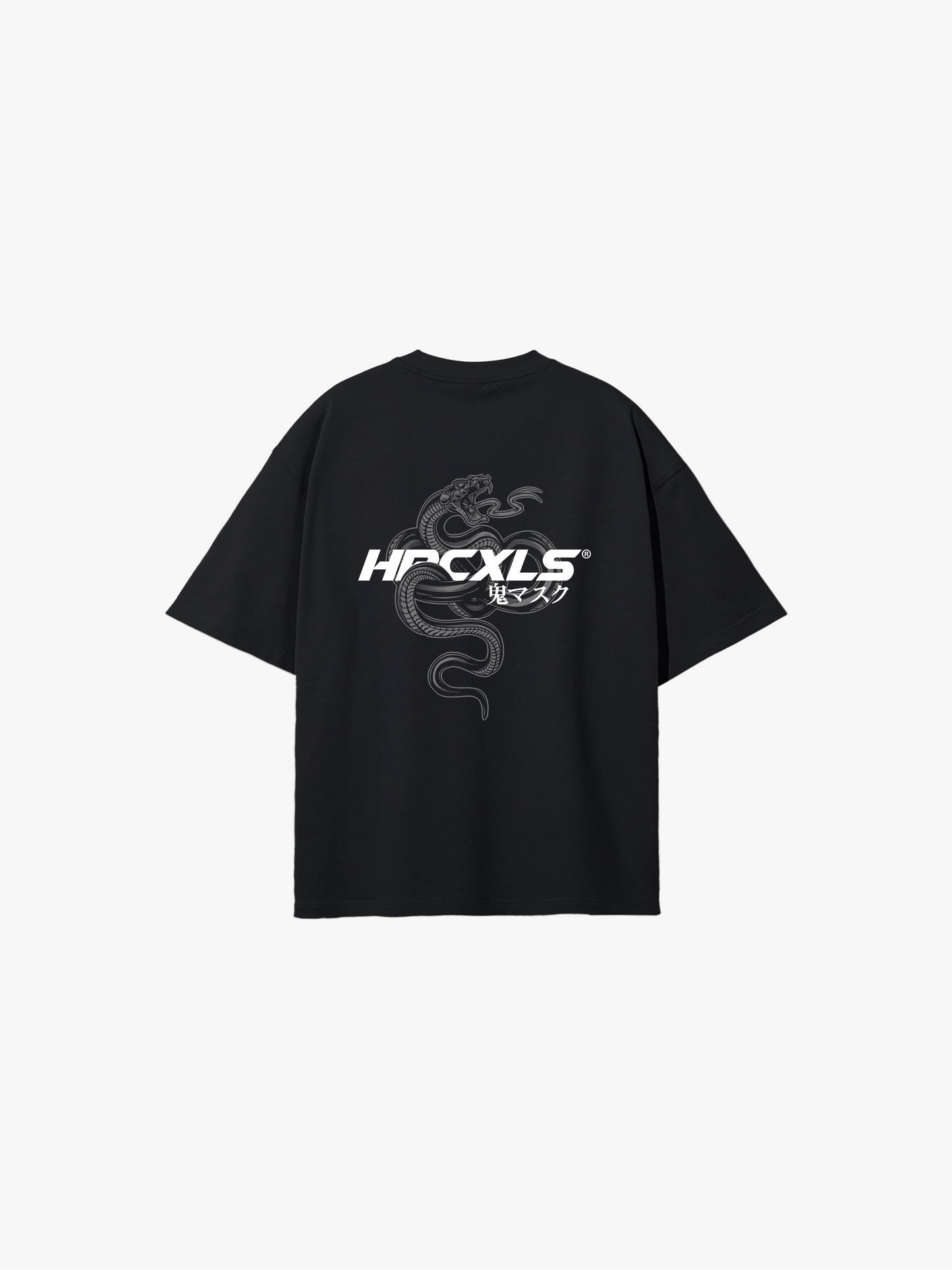 HERCXLES: Venom V2 Oversized T-Shirt - Black front flat lay