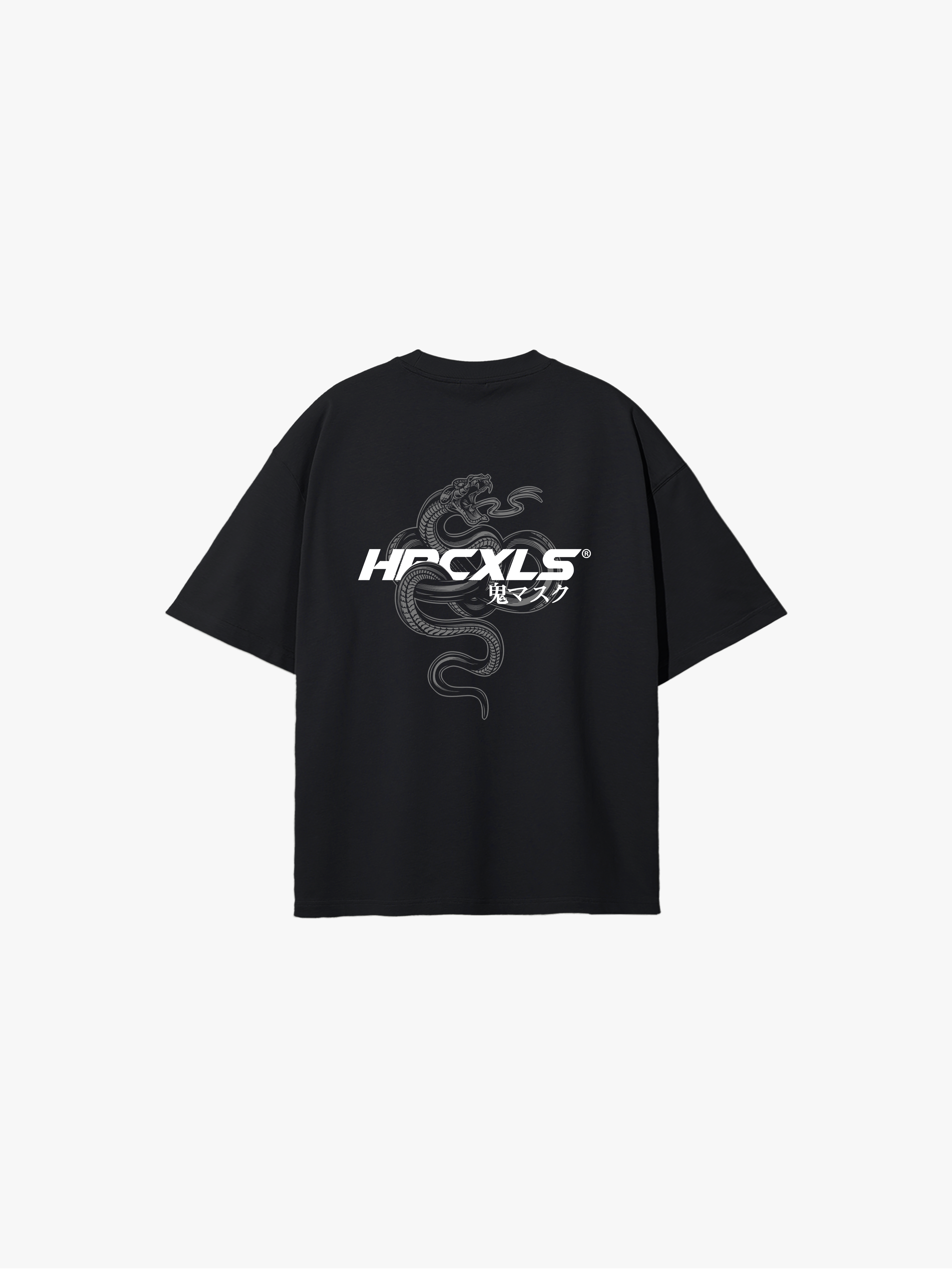 HERCXLES: Venom V2 Oversized T-Shirt - Black front flat lay