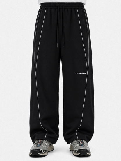 HCX feature detail: Reflective Straight-Leg Sweatpants - hcx gallery reflective sweatpants black