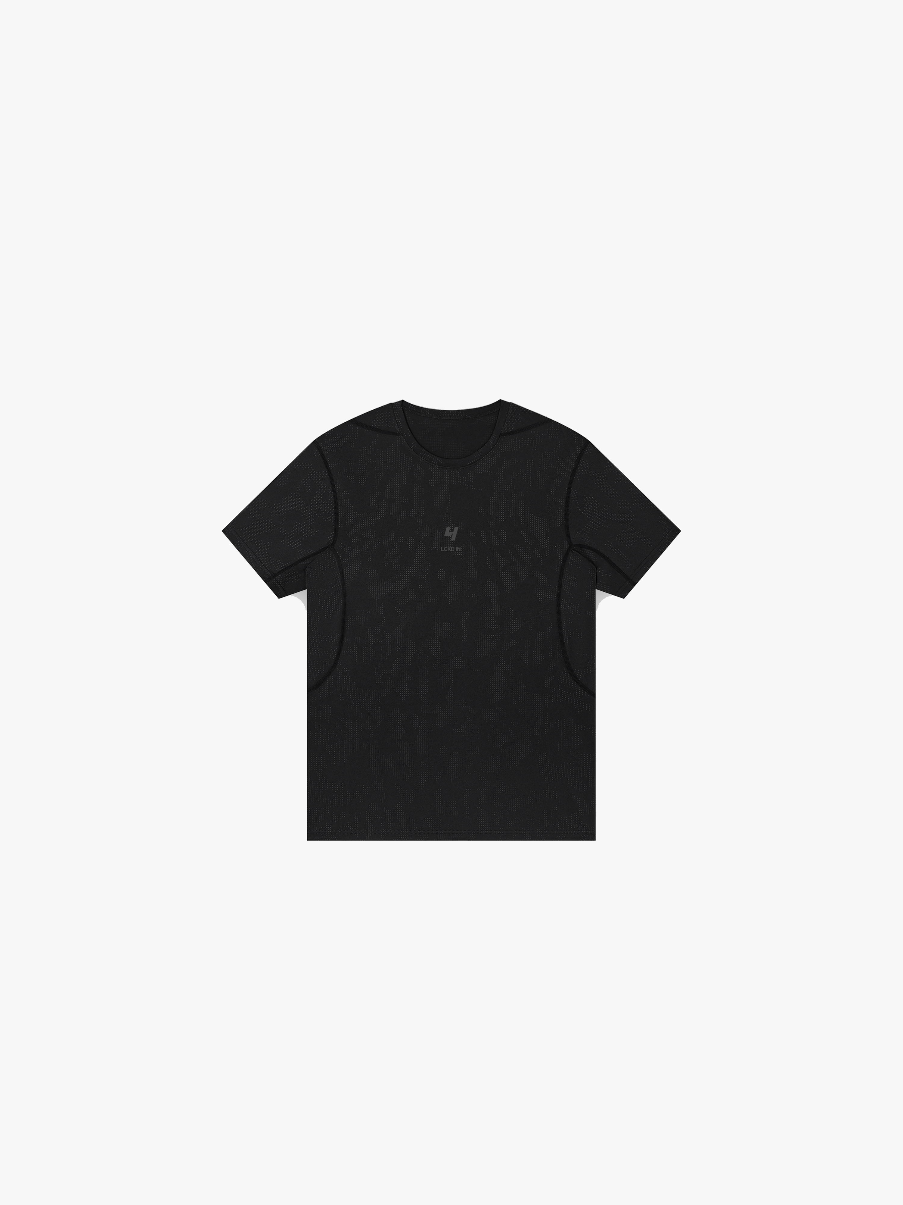 HERCXLES 2026: LCKD IN Fitness Tee - Black front