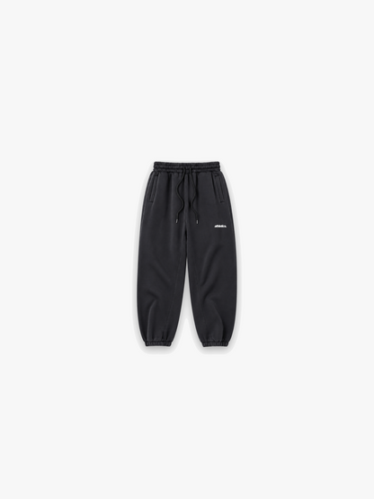 Athletics Oversized Sweatpants - Black flat lay front