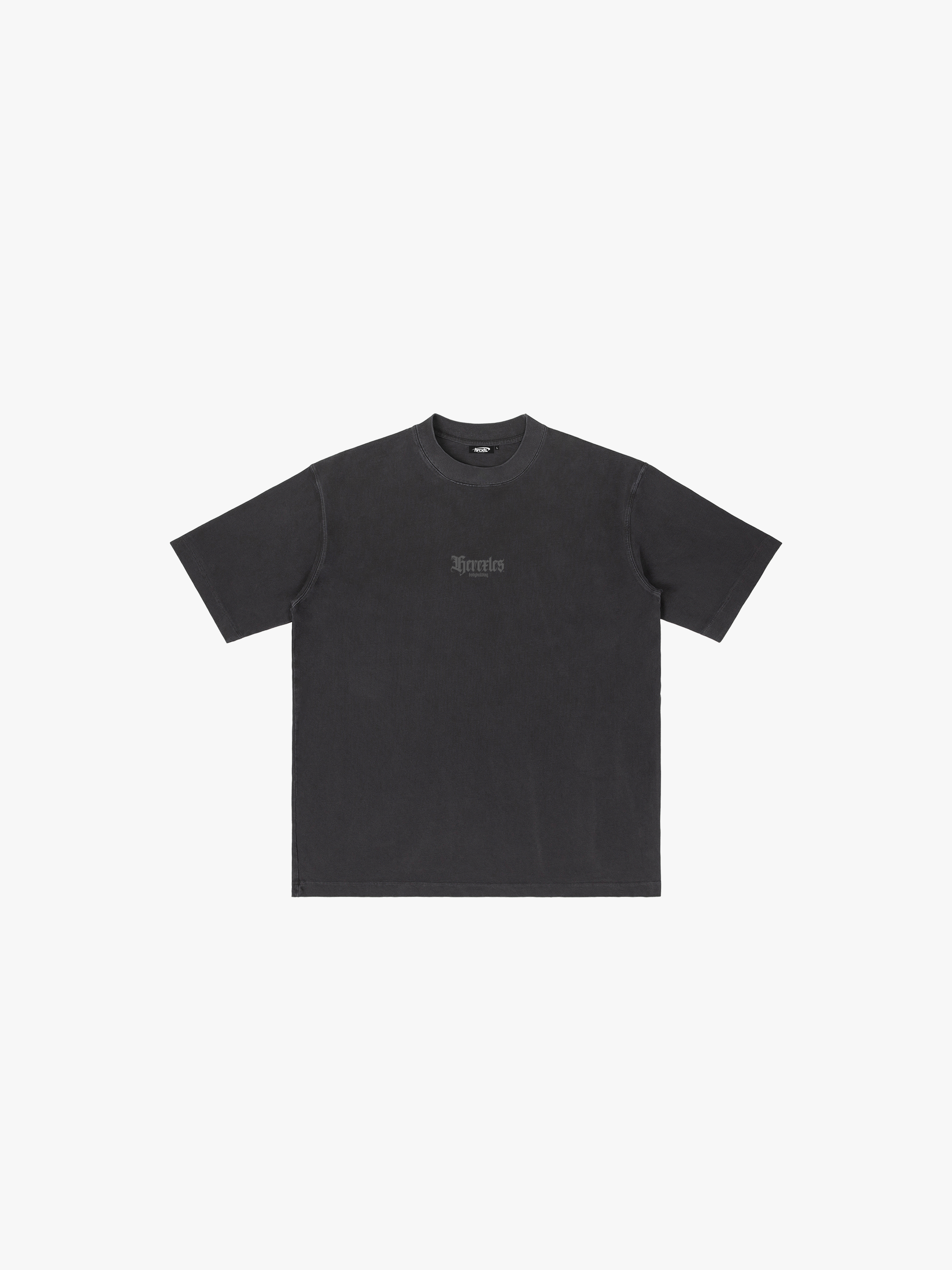 Bodybuilding Heavyweight T-shirt - Black flat lay front