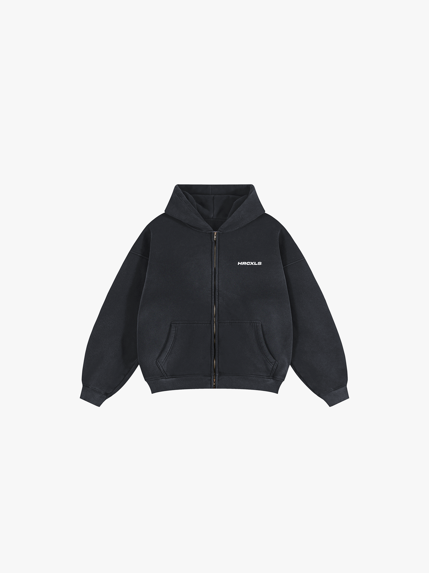 Venom faded oversized zip-up hoodie