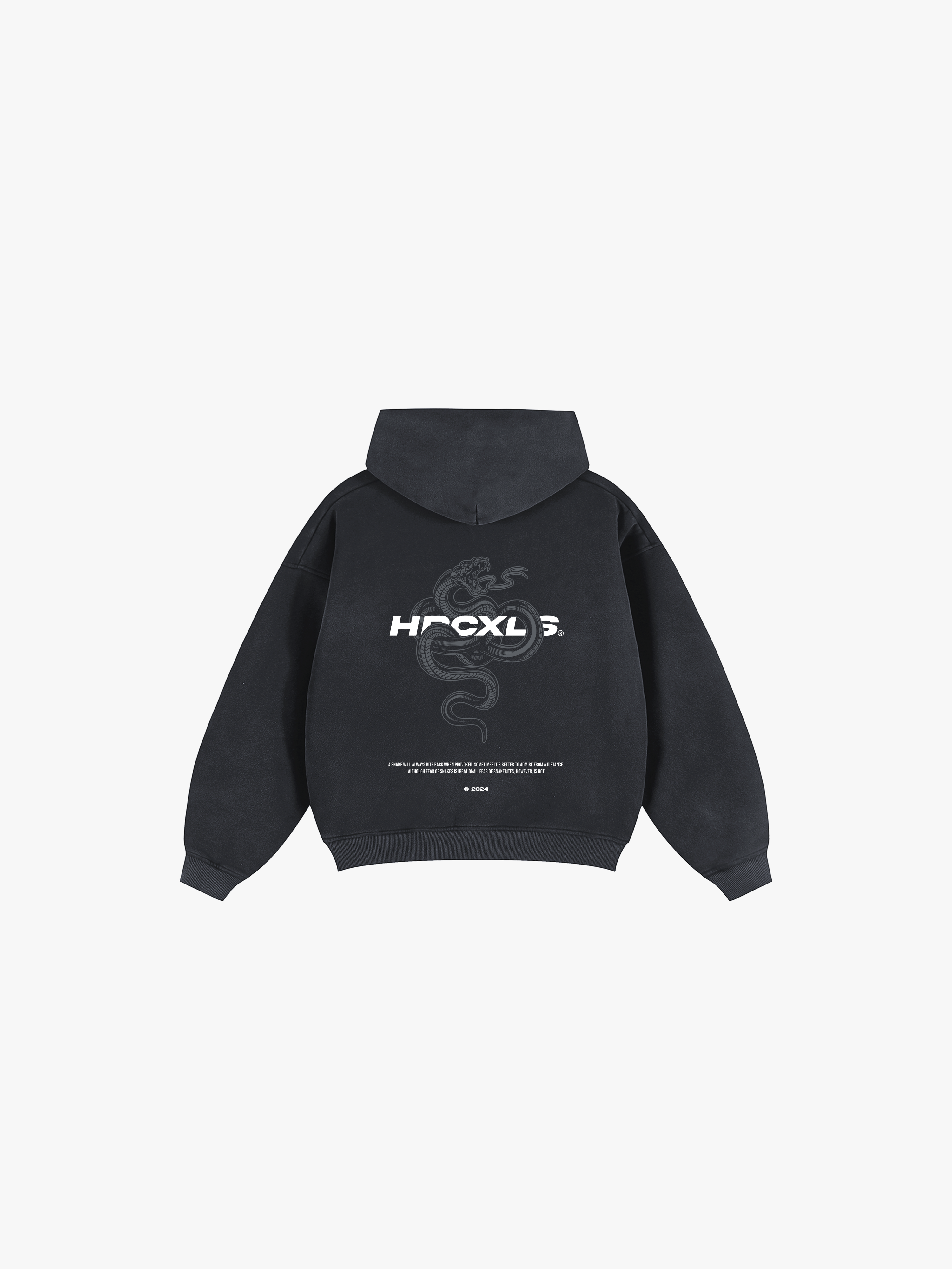 Venom faded oversized zip-up hoodie