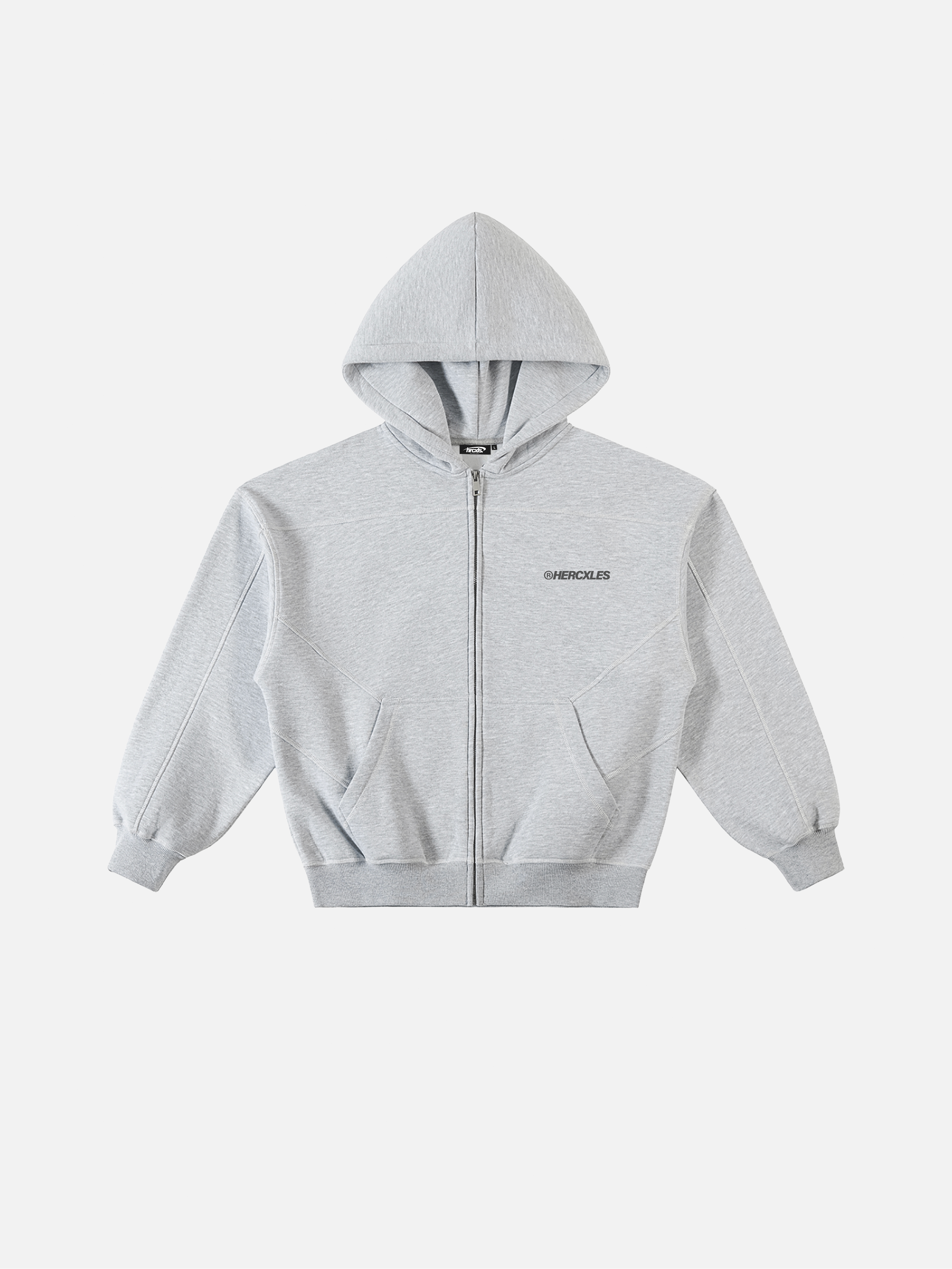 Hercxles Zip Boxy Hoodie