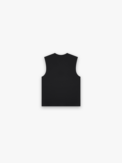 HERCXLES 2026: HRCXLS Athlete Cut Off - Black back flat lay