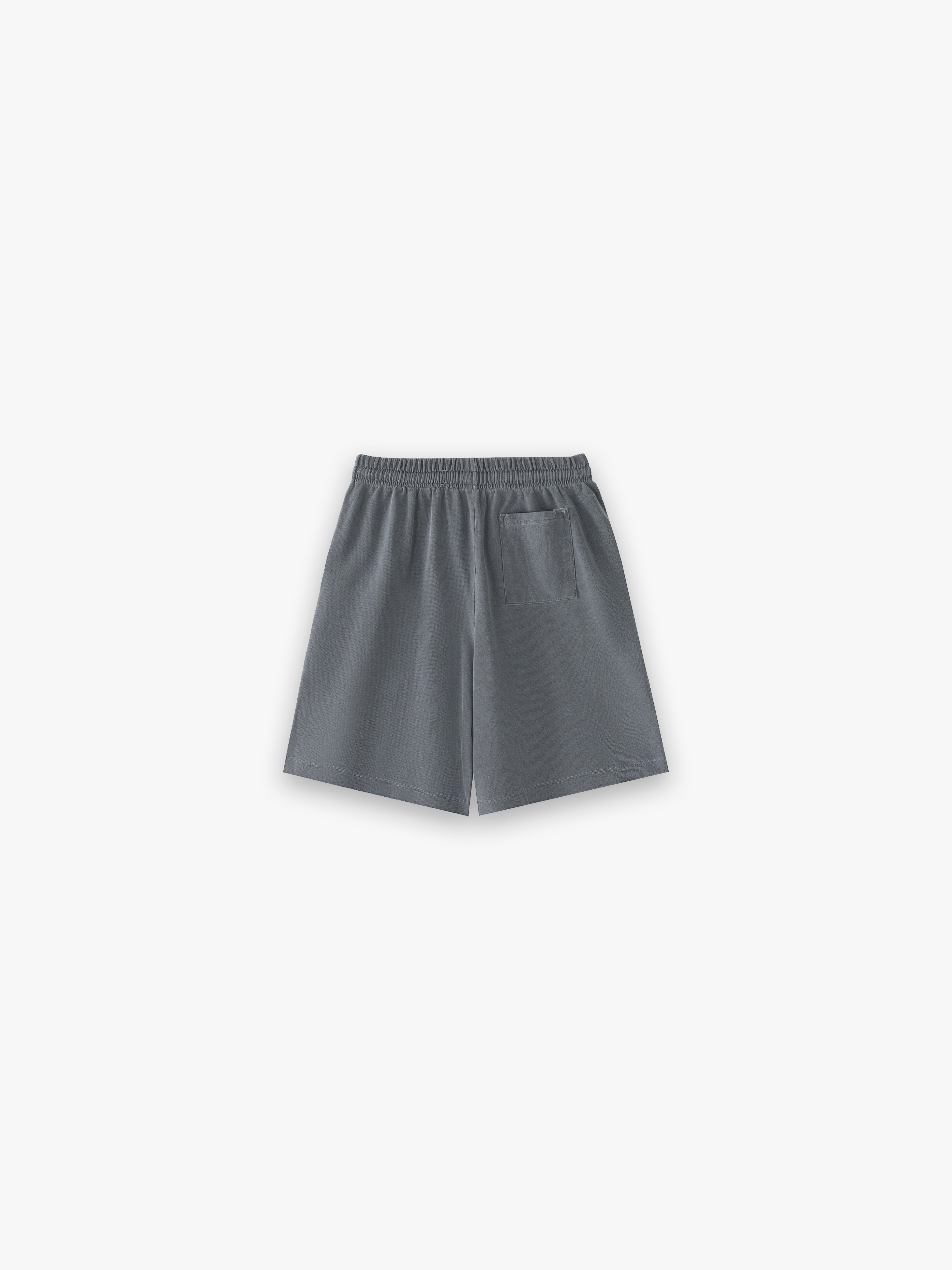 HERCXLES 2026: HRCXLS Athlete Shorts - Grey back flat lay