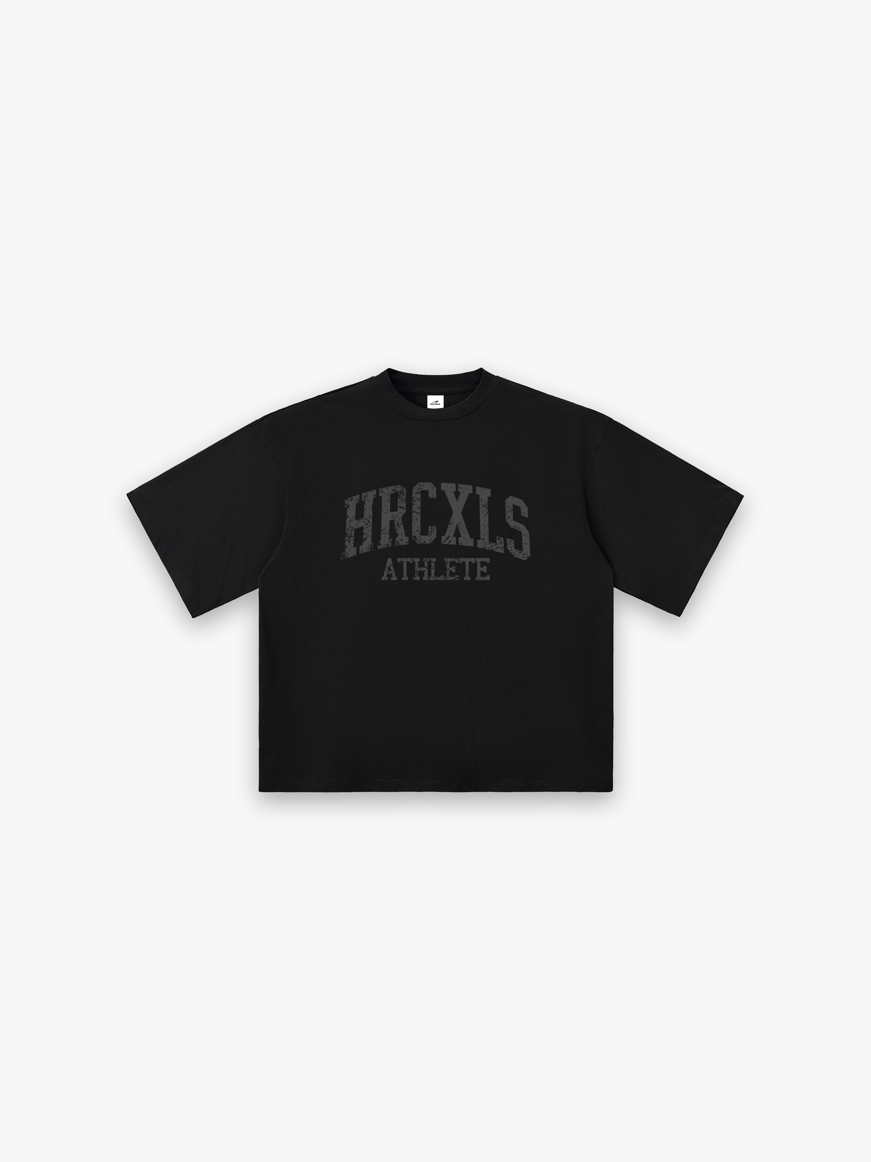 HRCXLES 2026: HRCXLS Athlete Giant T-Shirt - Black front