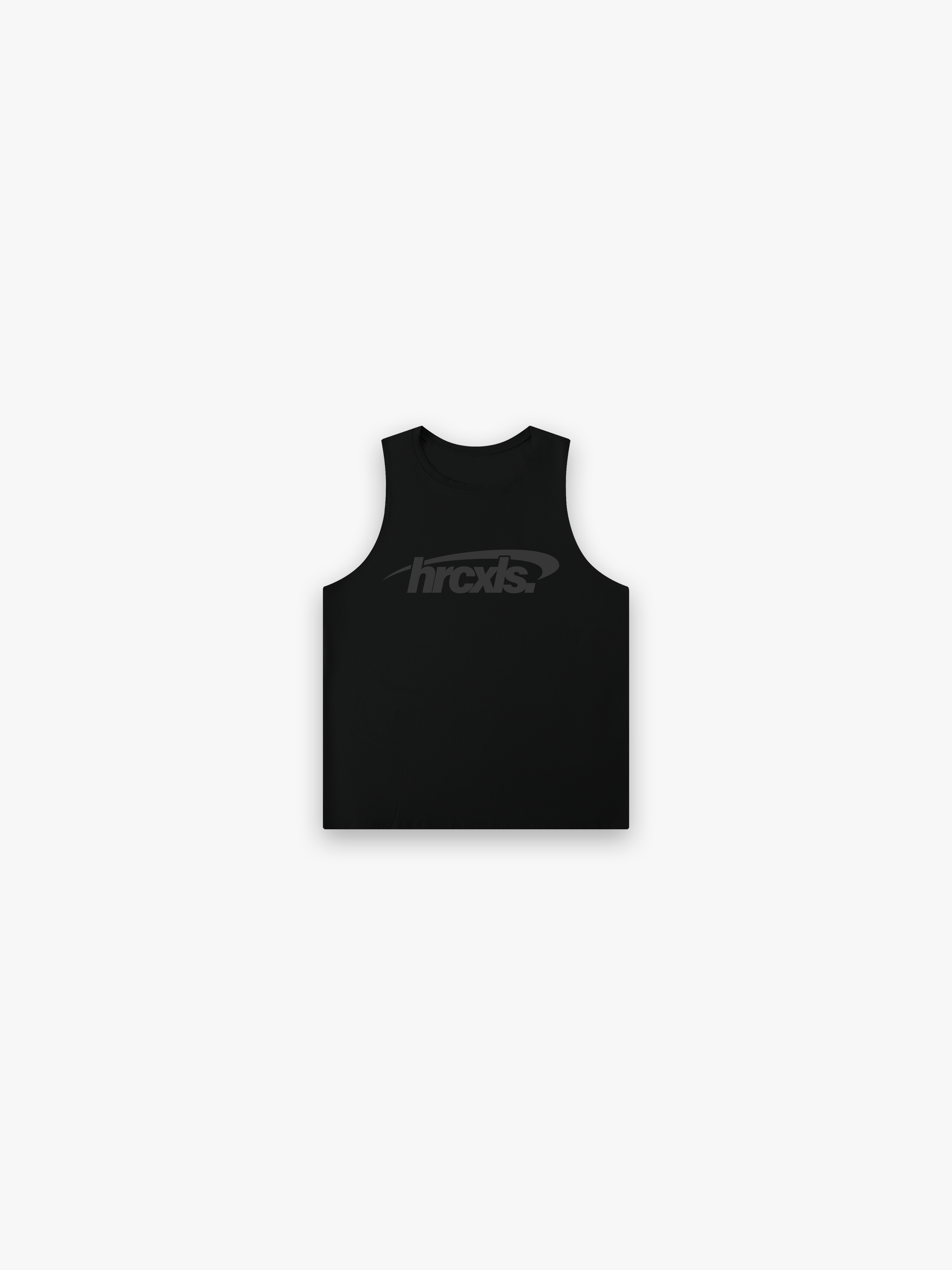 HERCXLES 2026: Sport Tonal Cut Off - Black front flat lay