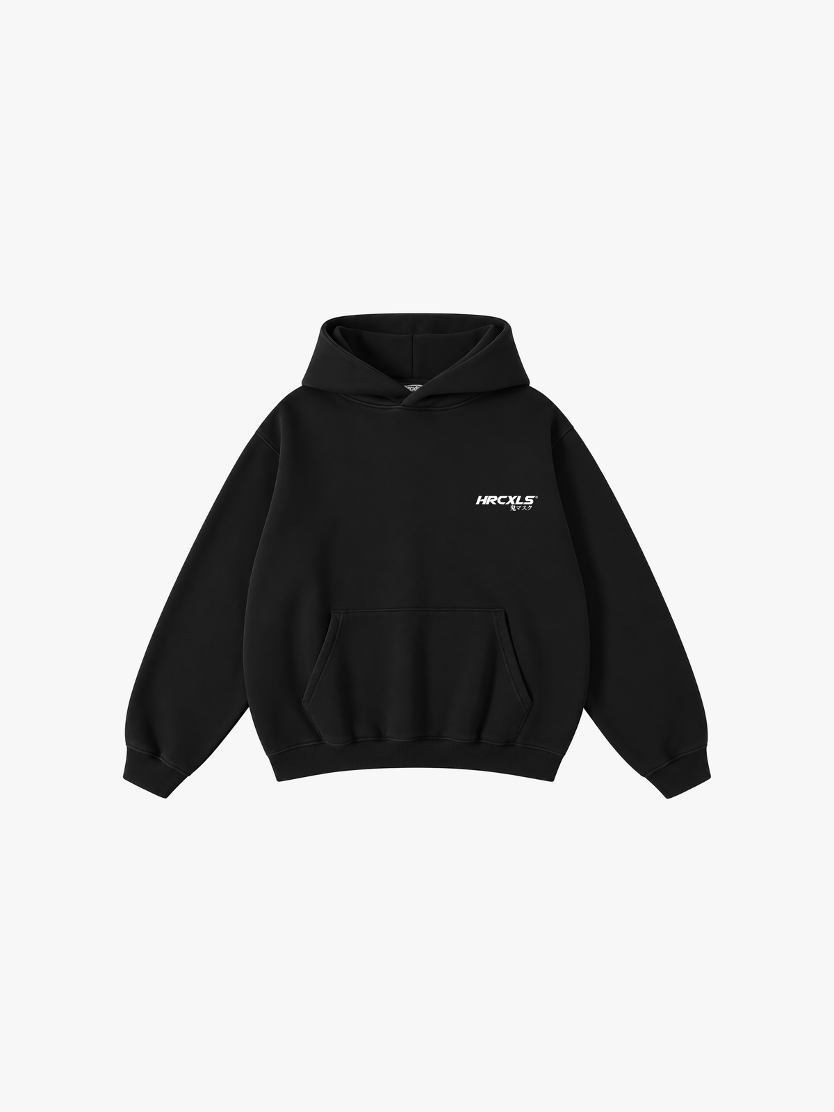 HERCXLES: Venom Oversized Hoodie - Black Beauty front flat lay