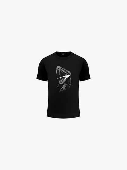 Viper Muscle Tee black front flat lay